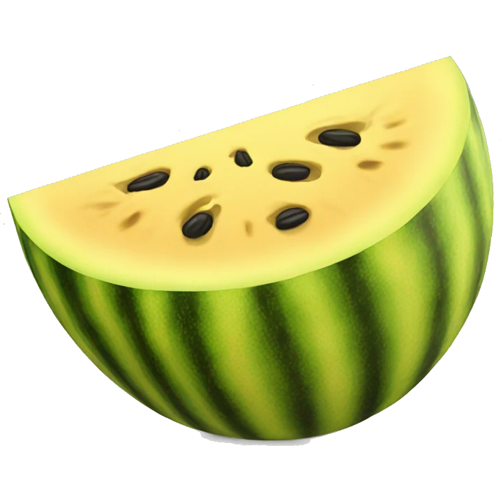 Yellow watermelon  emoji