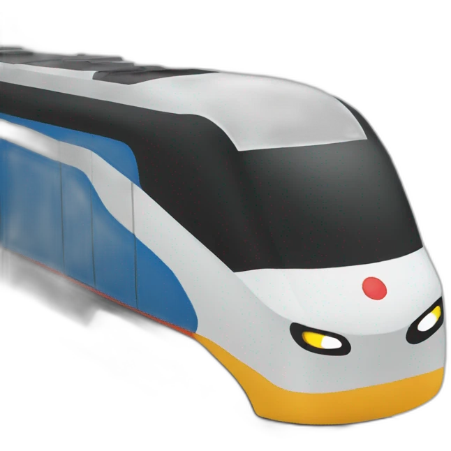 abstract train emoji