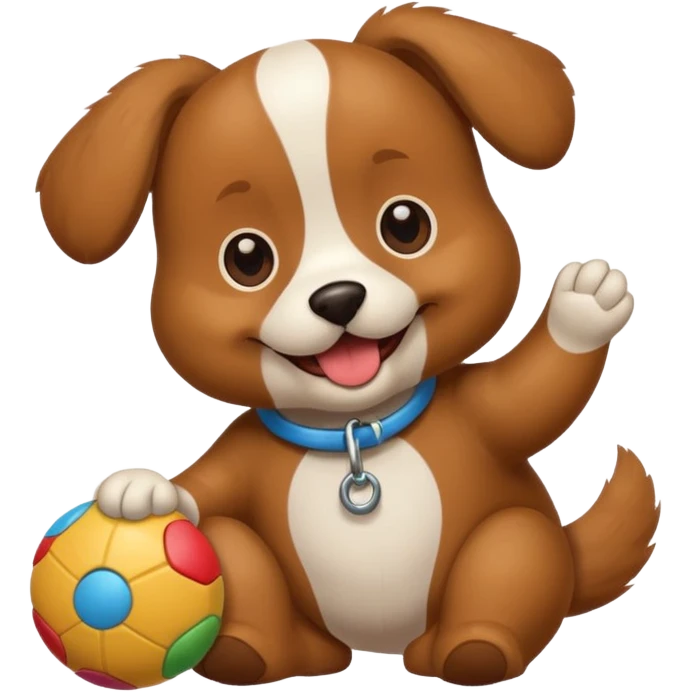 Dog with Toy emoji