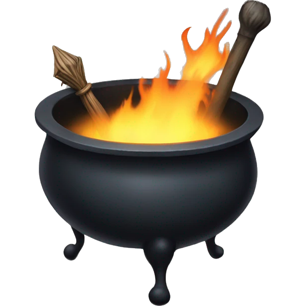 A witch’s Cauldron ￼ emoji