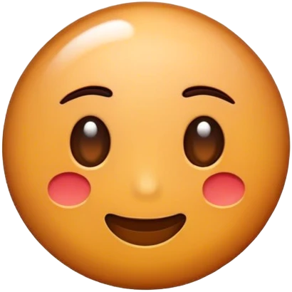 pin top view brown emoji