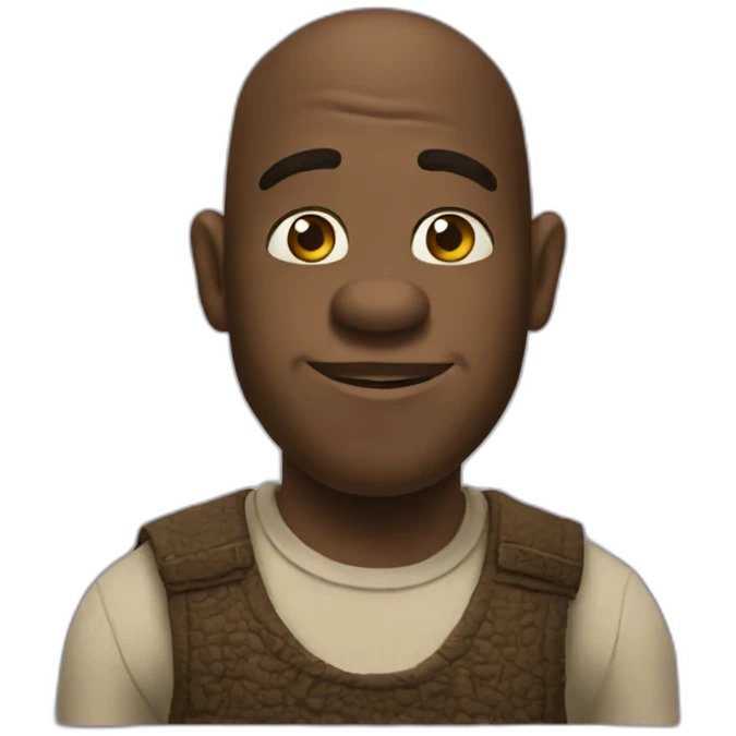 black-shrek emoji