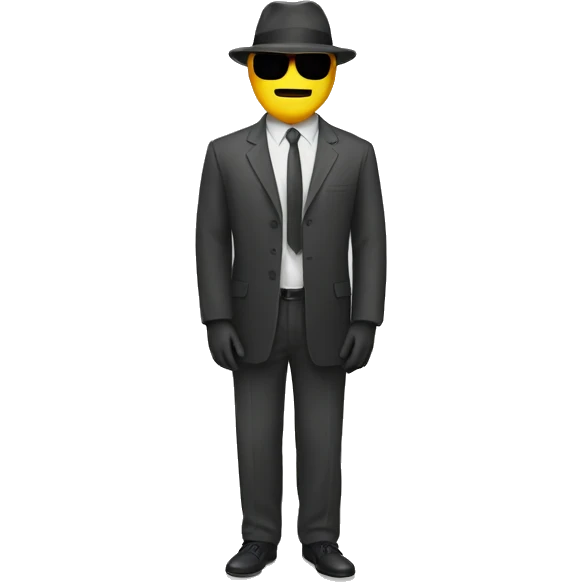 Invisible man emoji
