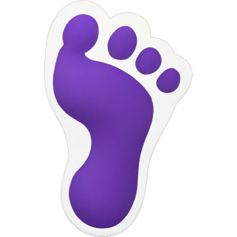 Foot giving a thumbs up emoji