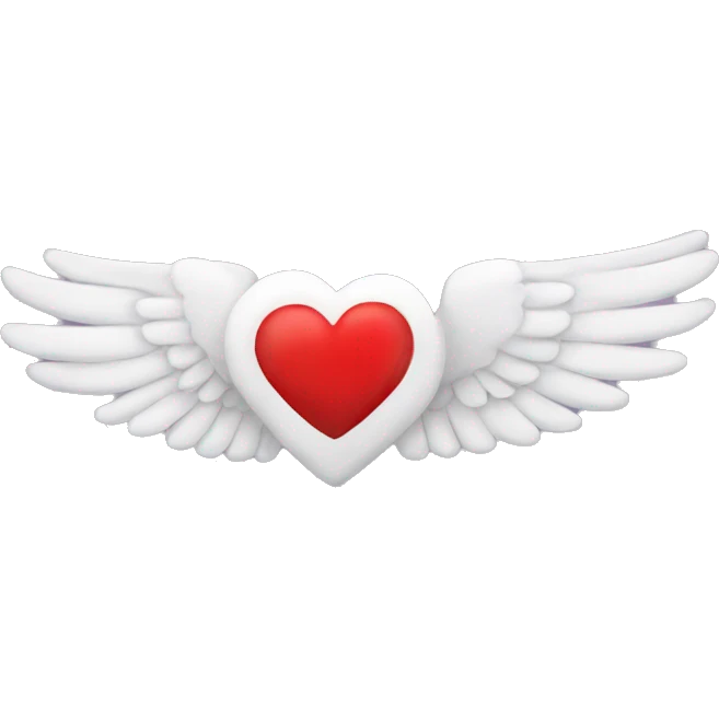 A wing with an 8 and heart emoji