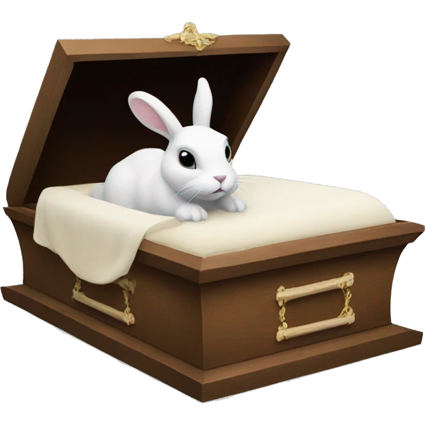 rabbit in a casket emoji