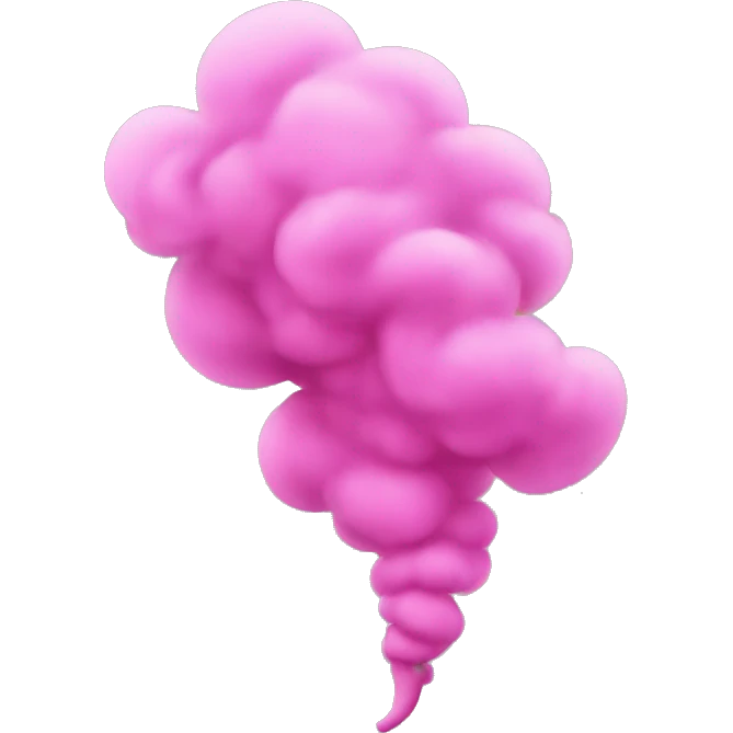 Pink smoke  emoji