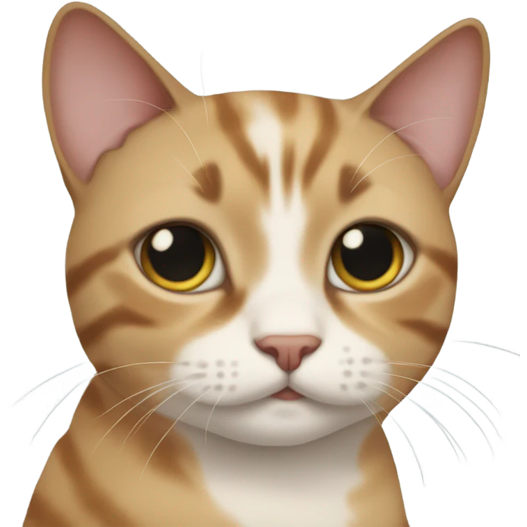 Cat with Down syndrome emoji