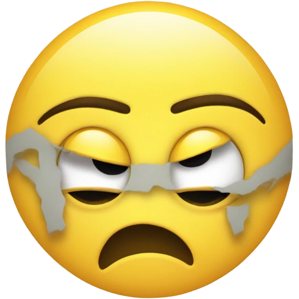 Squinty skeptical emoji emoji