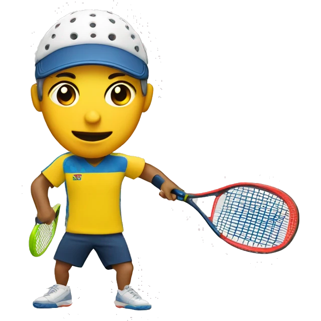 Padel player emoji