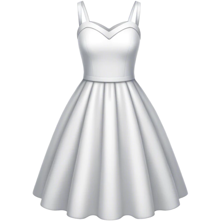 White dress with no person emoji