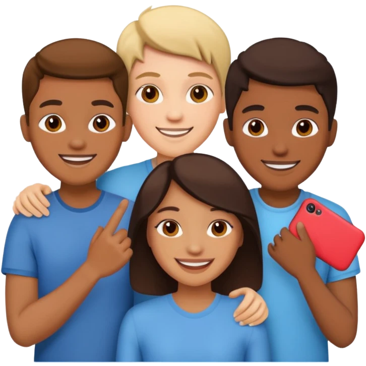 Four friends emoji