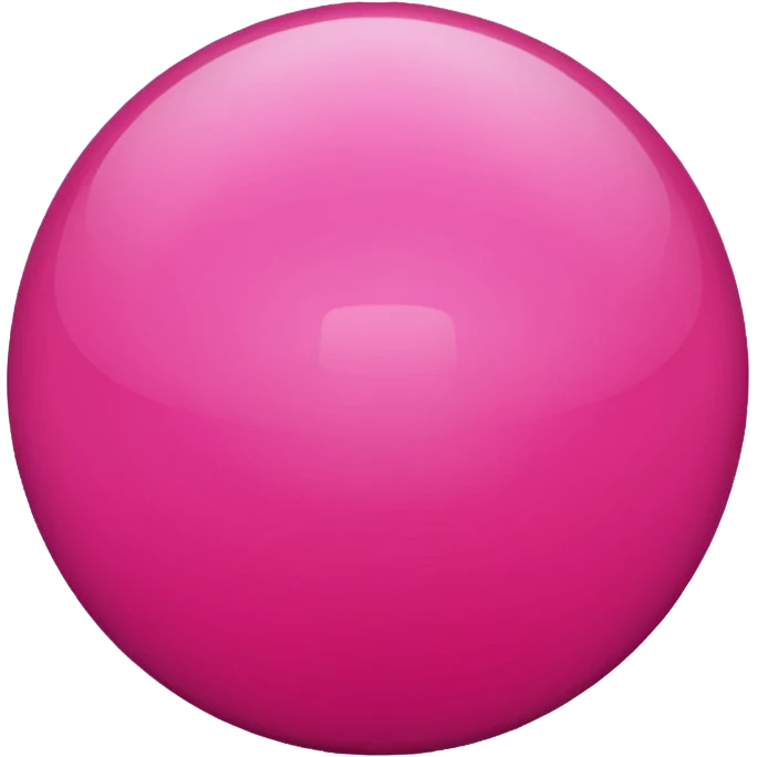 hot-pink sphere. emoji