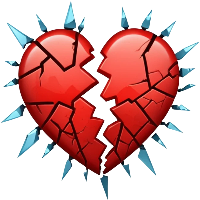 Broken heart emoji