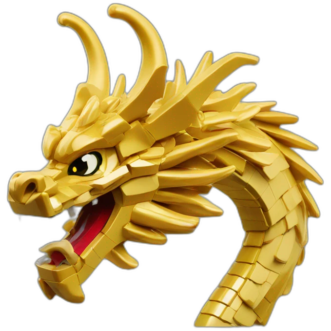 Lego golden dragon emoji