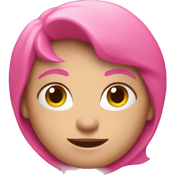Netflix logo but pink emoji