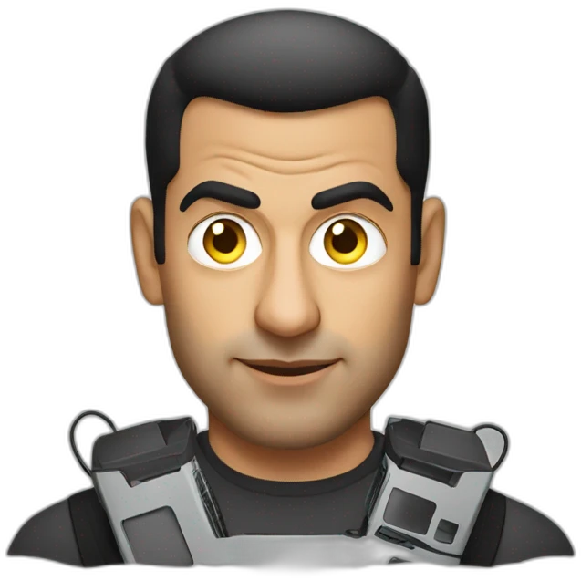 salman khan with gadgets and looking like a hacker emoji