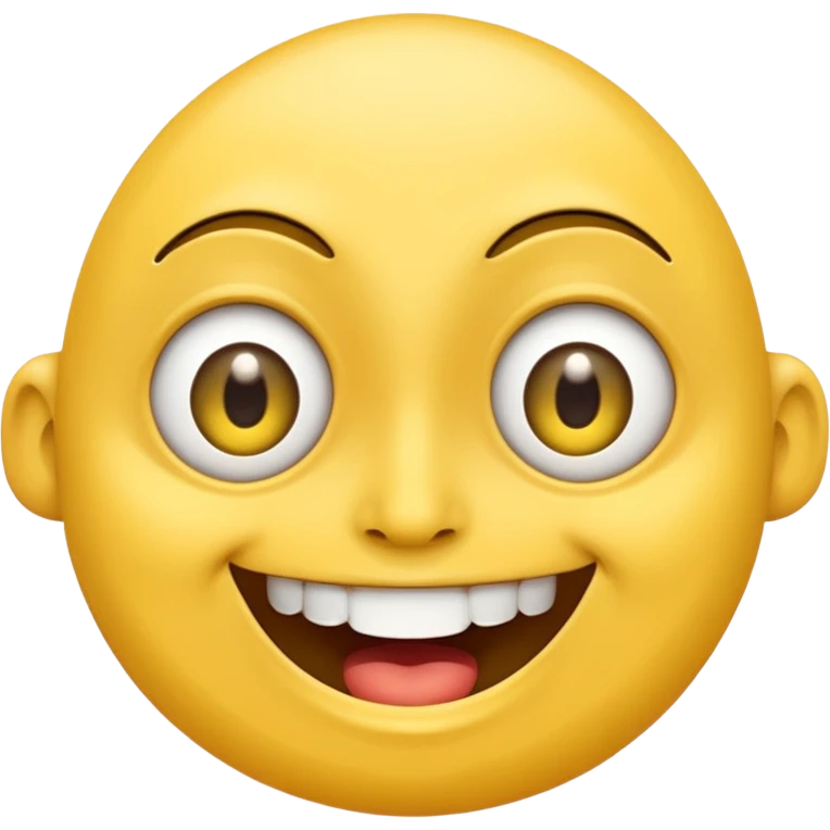 Make the face just the typical yellow circle, and really exaggerate the eyes bulging emoji