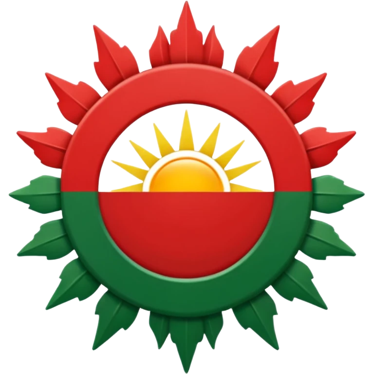 Kürdistan bayrağı  emoji