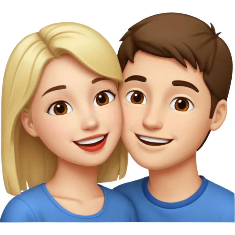young people kissing  emoji