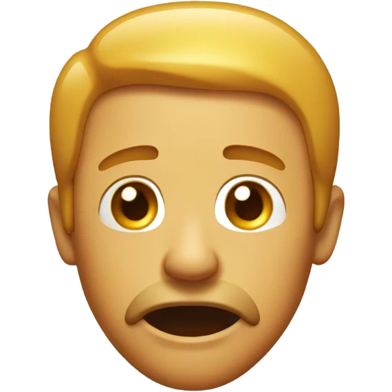 a whining guy that is barfing honey emoji