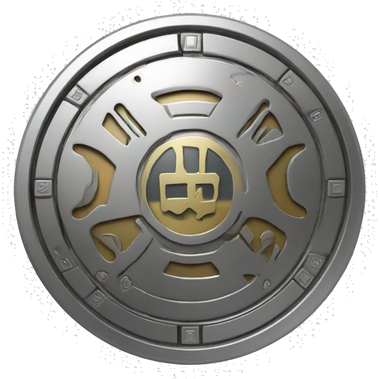 futuristic coin emoji