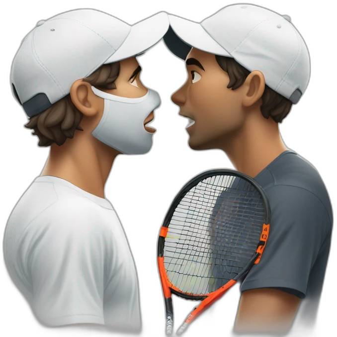 nadal-and-djoko-kiss emoji