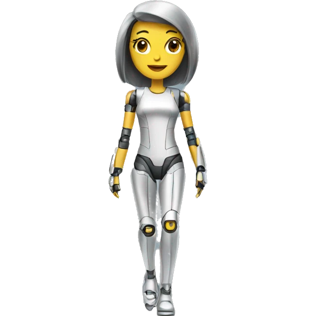 robot woman runway emoji