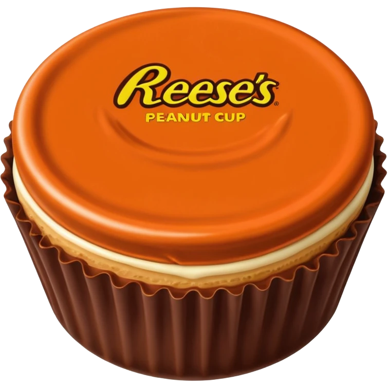 reeses peanut butter cup exact same replica emoji