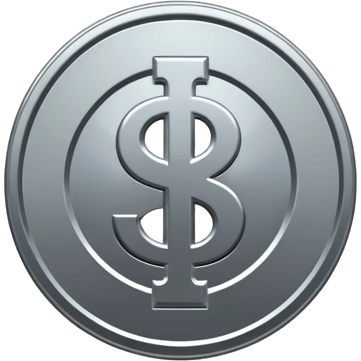 Coin silver, Dollar sign emoji