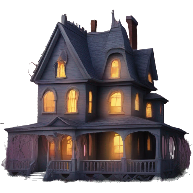 Barbie’s very old run-down frightening dangerous ghost-ridden haunted dream house nightmare scenario full harvest moon  emoji