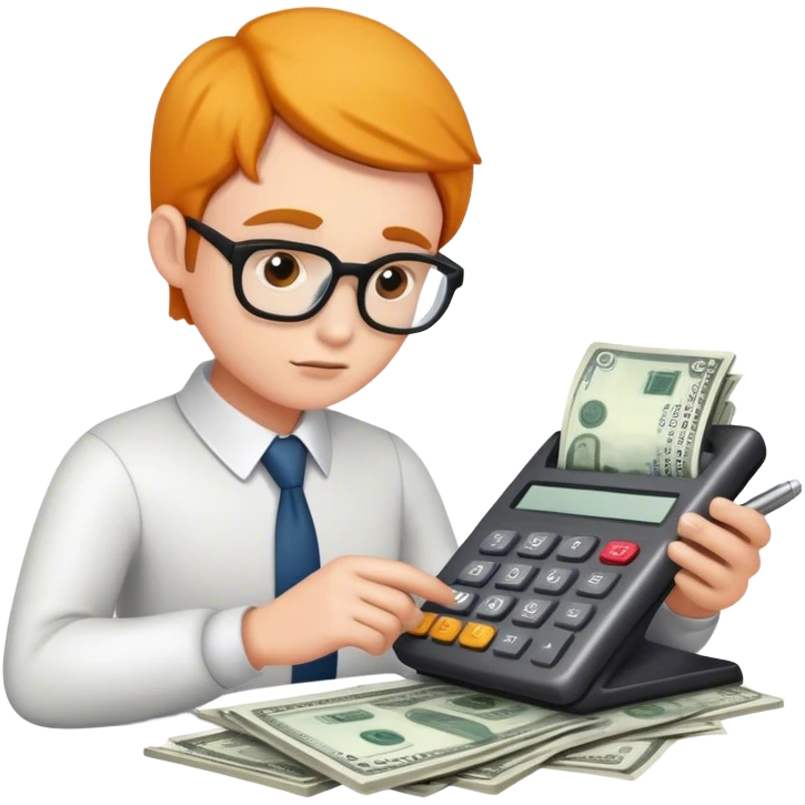 Doing finances emoji