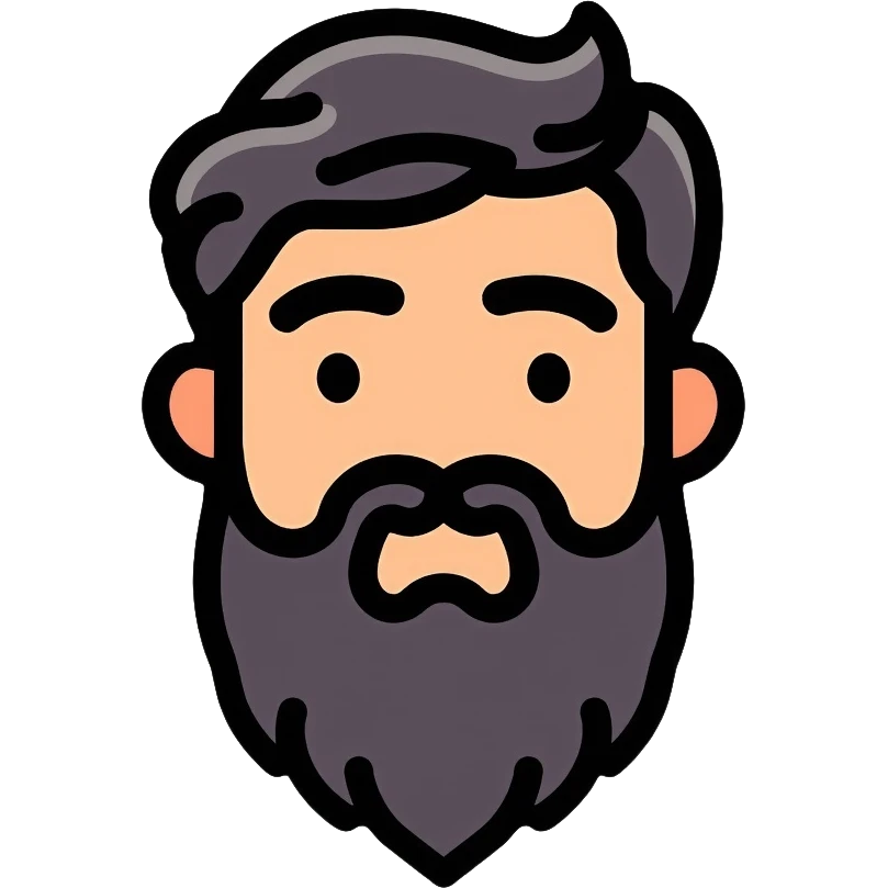 A friendly man with a beard and traditional South Asian appearance emoji