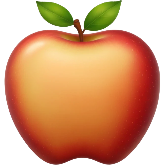Beige apple which  emoji