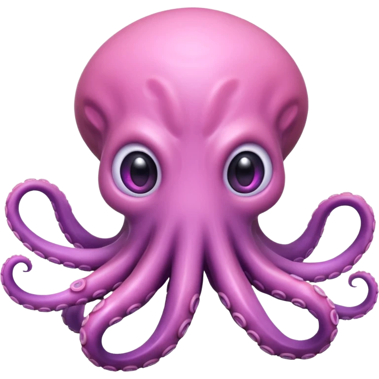 tentacle alien character, octopus-like face, soft glowing skin, alien biology design, cute but weird vibe, 3D cartoon, mobile game icon style, clean background, no text, no watermark
 emoji