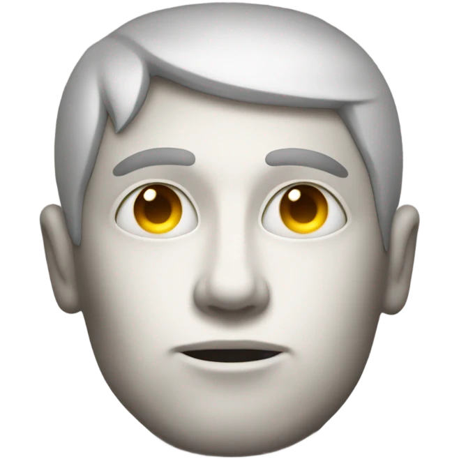 white person with third eye open emoji