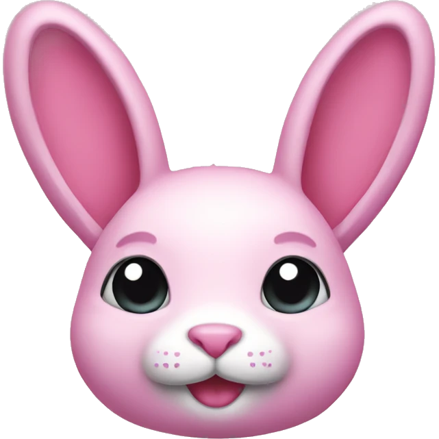 Pink rabbit emoji