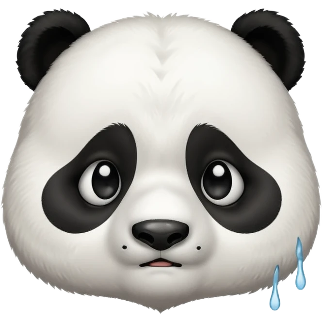 Combine these two: 🐼😢 emoji