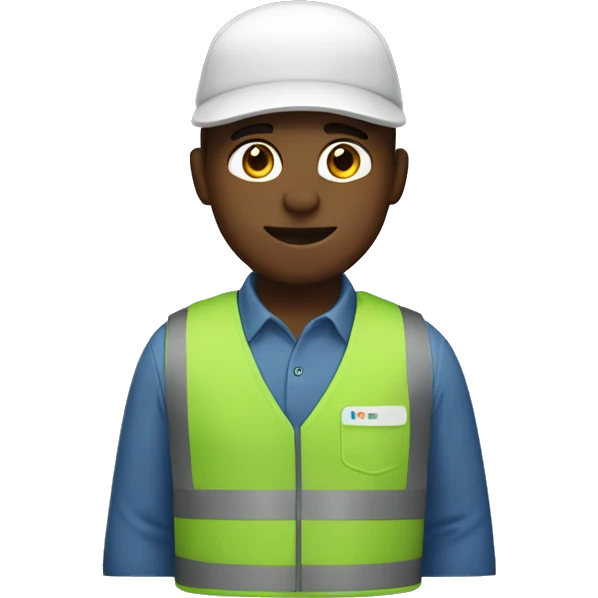 apple store employee as a worker in the field emoji