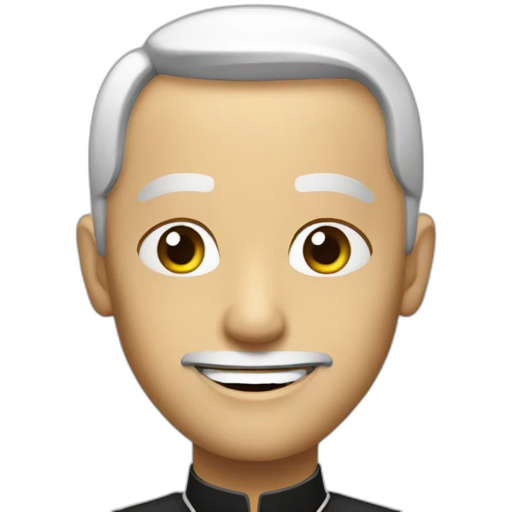 Winking priest emoji