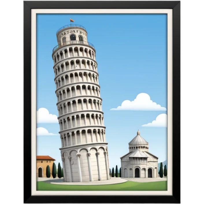 Pisa tower emoji