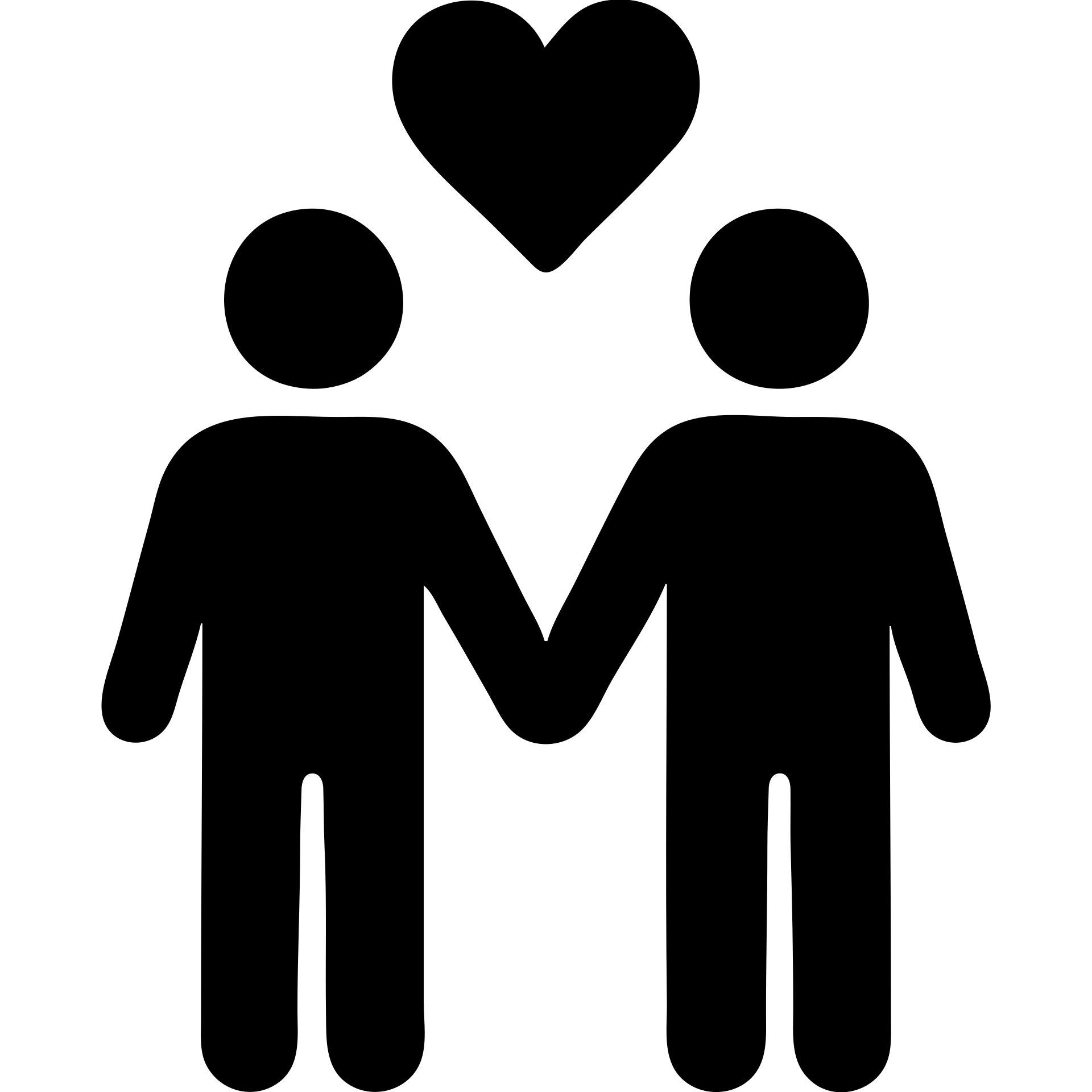 Two silhouettes holding hands with a heart, "Iubind pe cineva" emoji
