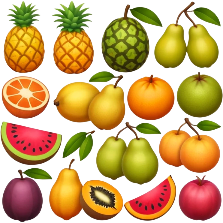 Full Tropical exoticfruits emoji