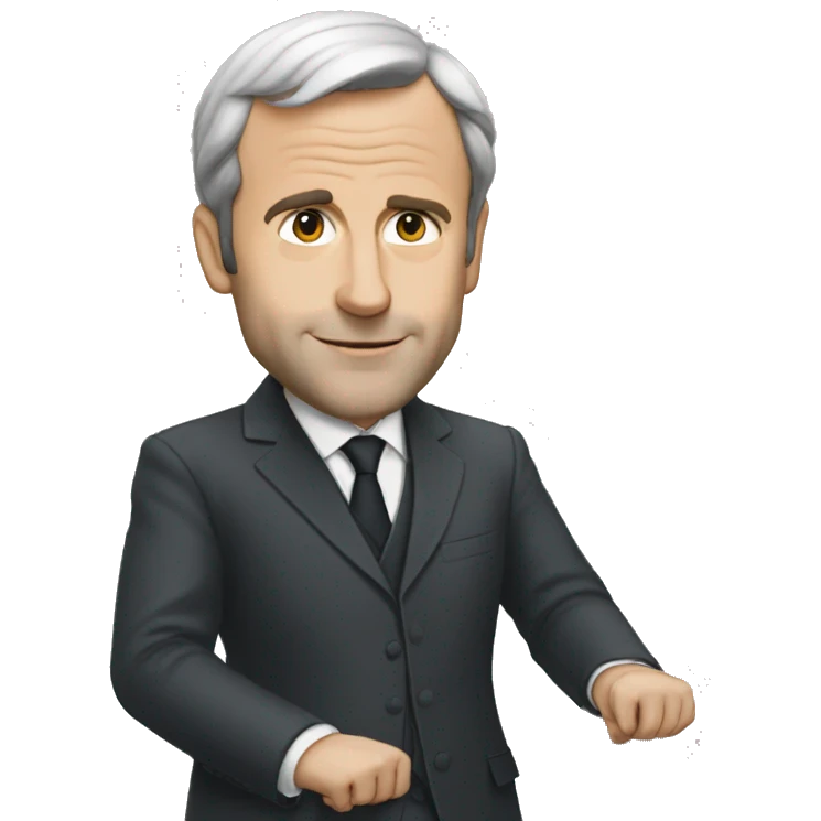 Macron maron emoji
