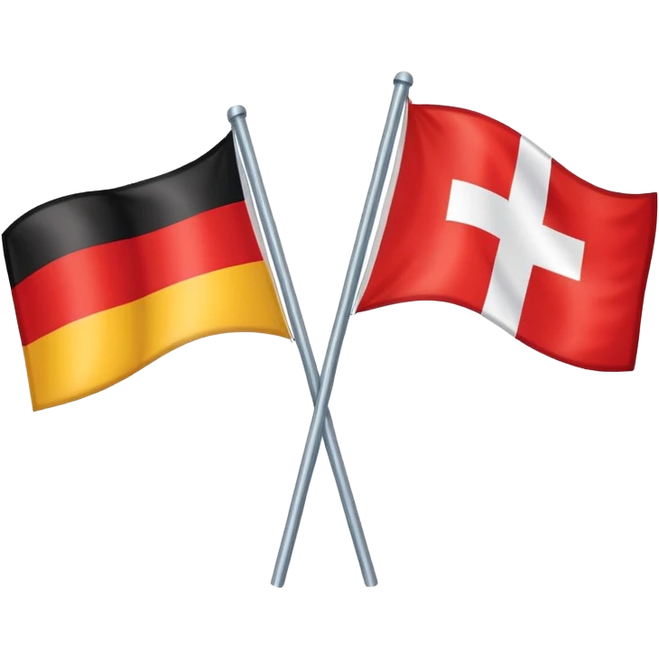 germany austria switzerland flags emoji