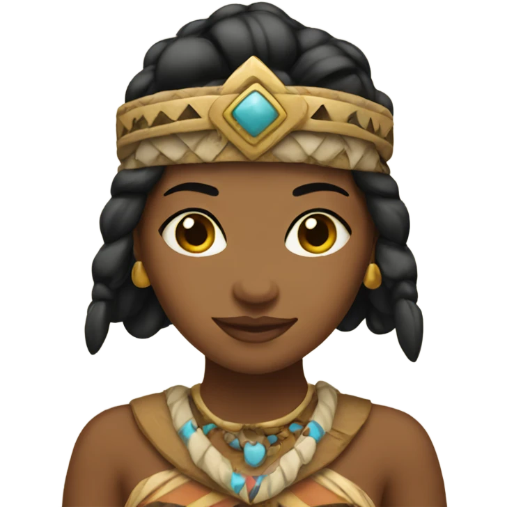 Native princess emoji