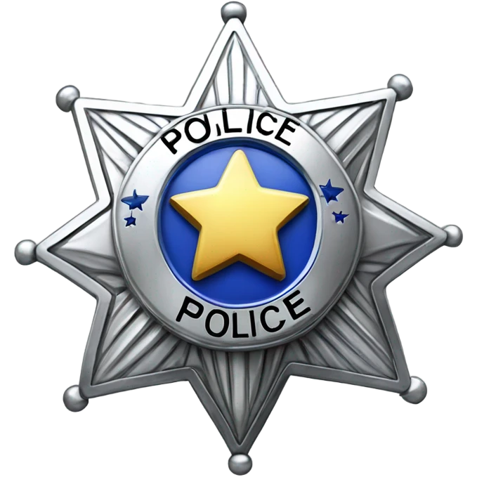 Police badge emoji