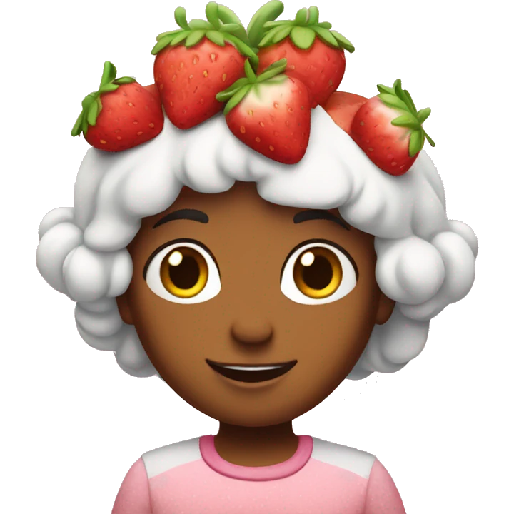 strawberry shortcake  emoji