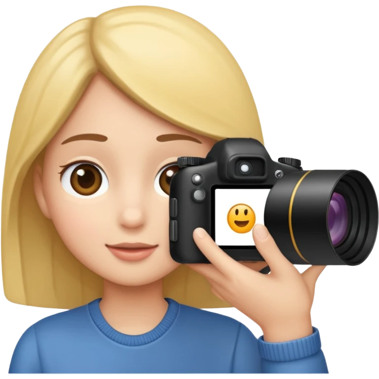 taking a photograph emoji
