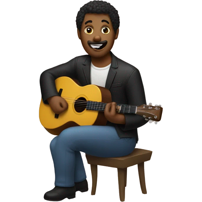 boh playing guitar emoji